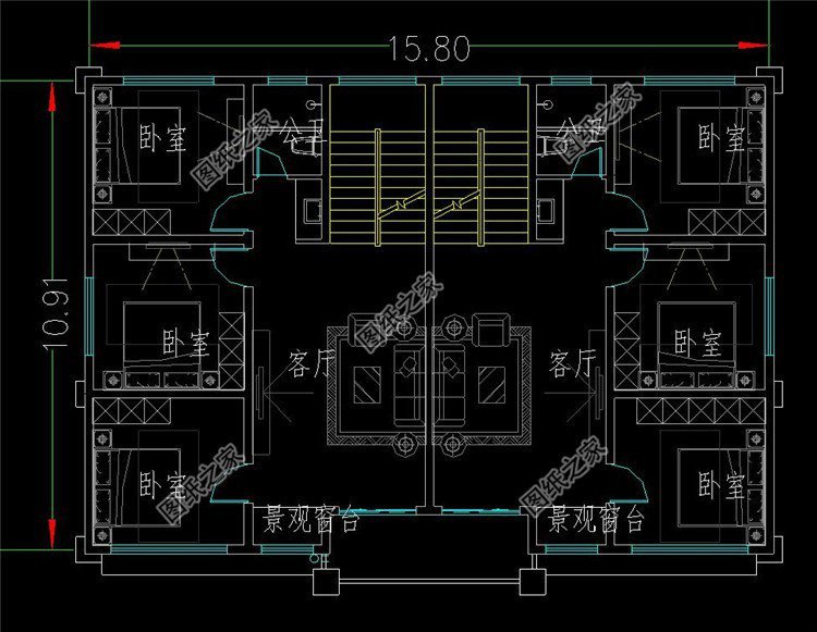 40萬農村雙拼別墅圖片，戶型這樣布局能提高空間利用率