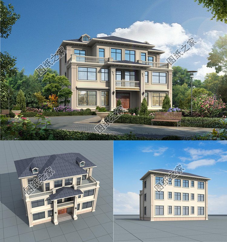 40萬農村雙拼別墅圖片，戶型這樣布局能提高空間利用率