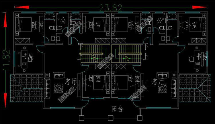40萬農村雙拼別墅圖片，戶型這樣布局能提高空間利用率