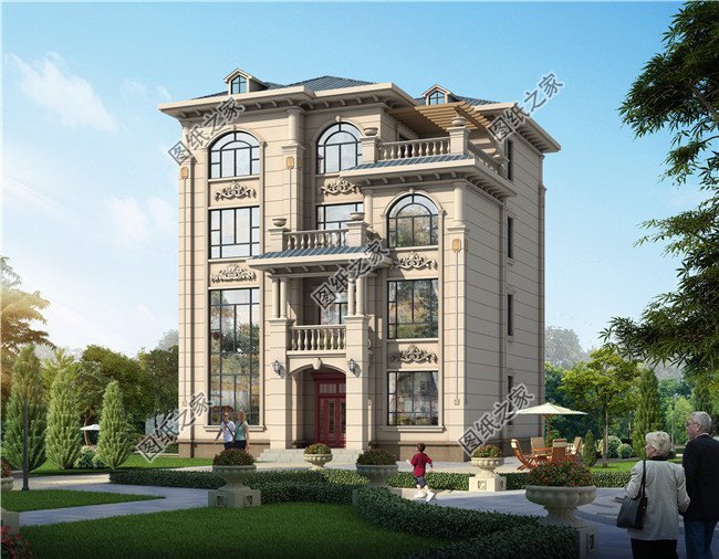 農村四層怎么設計好看？不只是精致大氣，更多的是愜意和浪漫