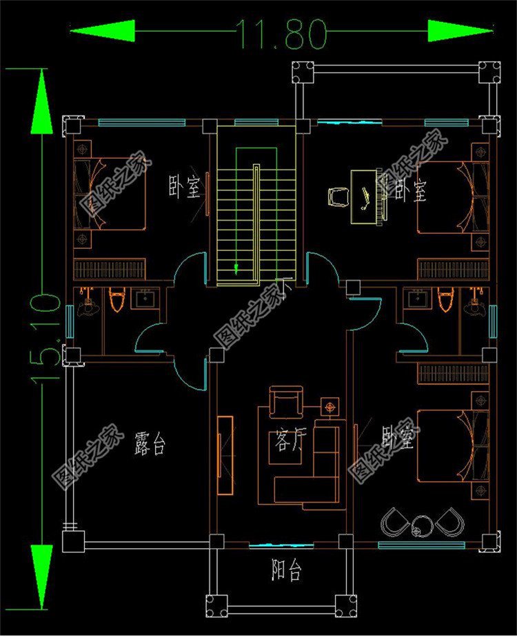 農村二層別墅設計圖，無論哪個角度都能吸引你的眼球，總有一套適合你