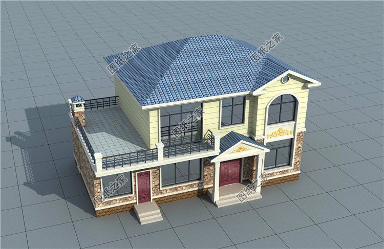 面寬15米二層自建房設計圖，娛樂空間少不了，真是美美噠