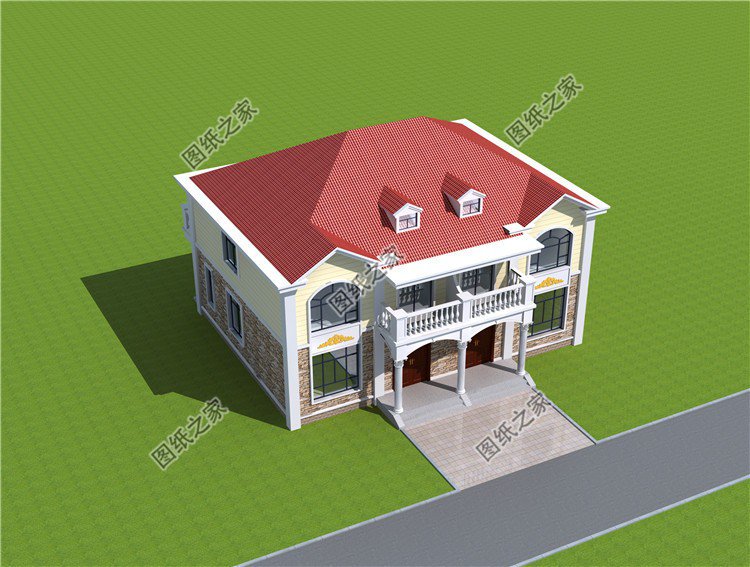 農(nóng)村兄弟雙拼戶型圖，親兄弟這樣建房，省時(shí)省力又省錢(qián)