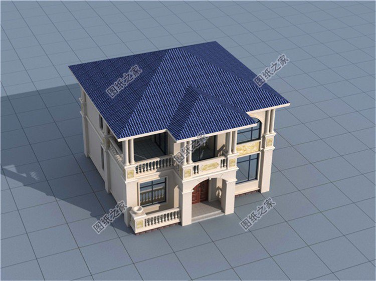 小戶型二層別墅設(shè)計(jì)圖，小戶型也有大幸福，農(nóng)村建房非他莫屬