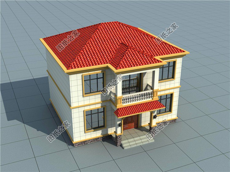 百平內二層樓房設計圖，小戶型簡單好看，農村建房理想戶型