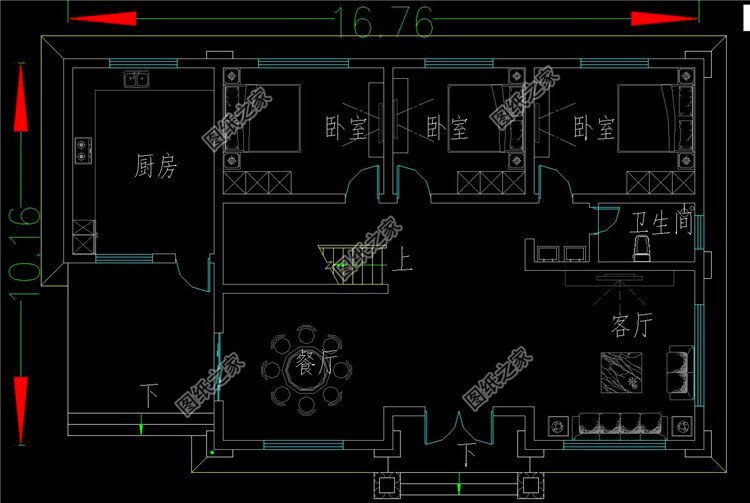 豪華三層自建別墅設(shè)計圖，不用百萬也可建成，城里人看著只能干羨慕