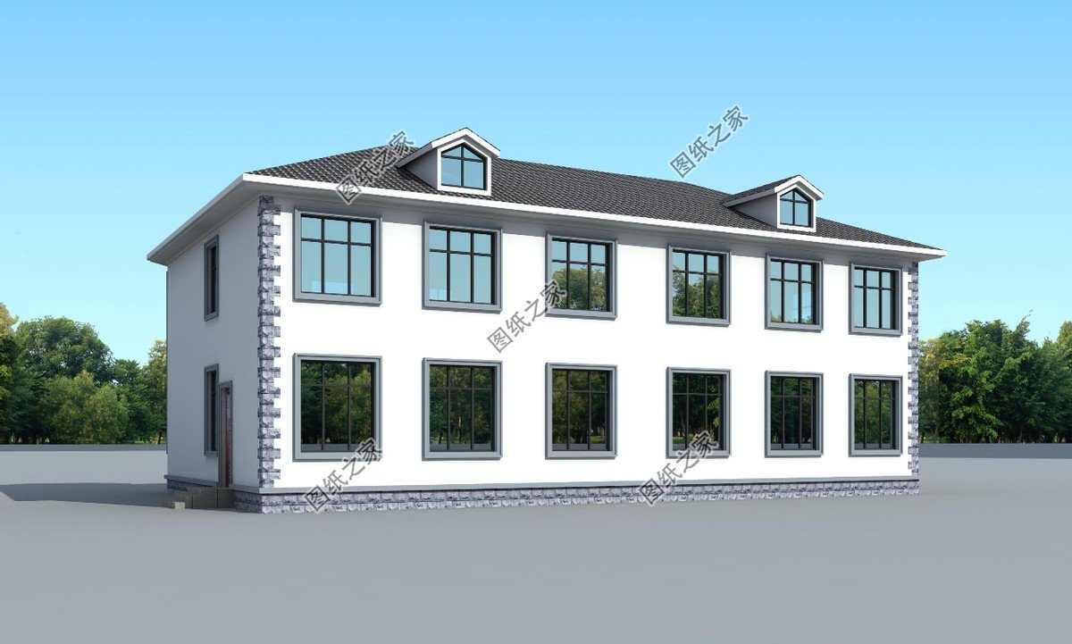 個戶110平米左右的雙拼別墅圖，你還和兄弟等什么呢？