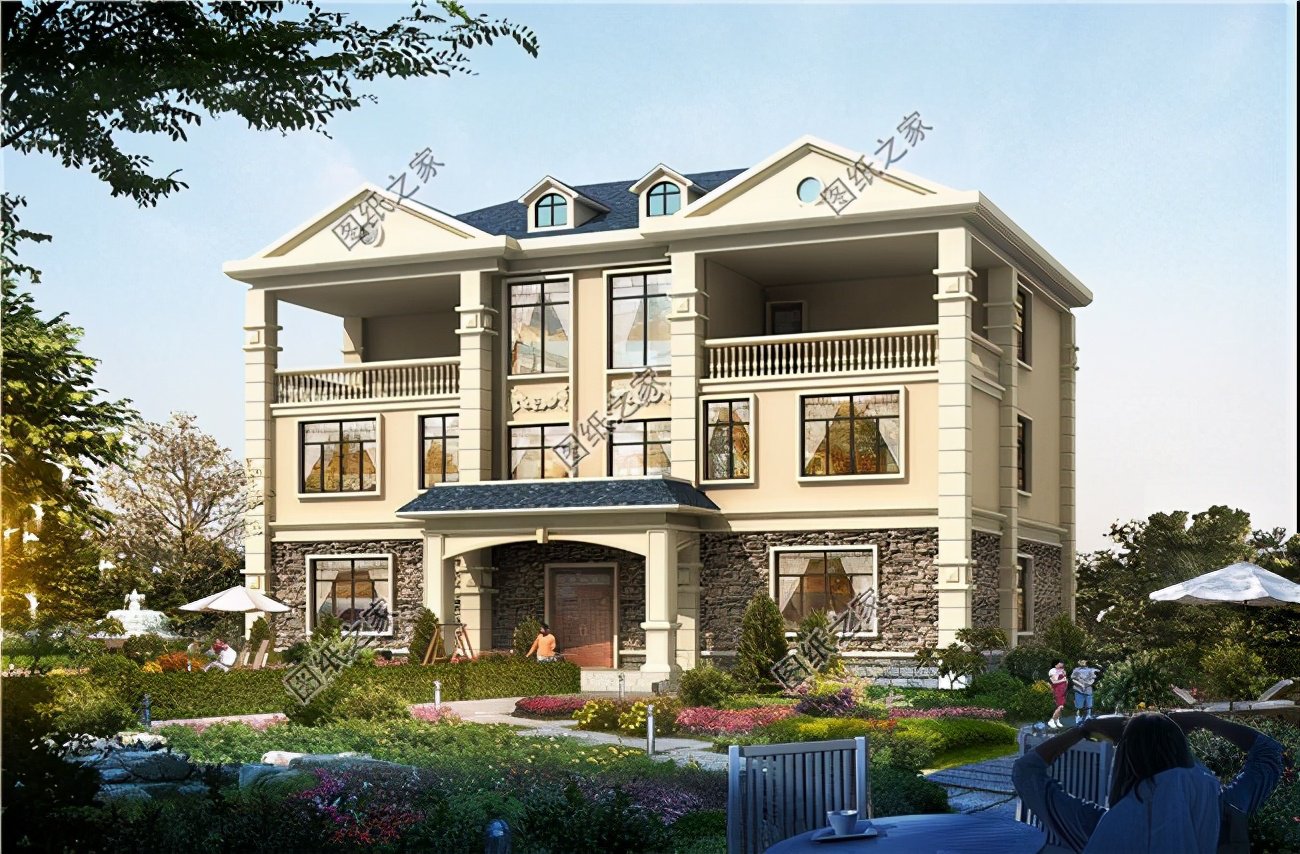 個戶110平米左右的雙拼別墅圖，你還和兄弟等什么呢？