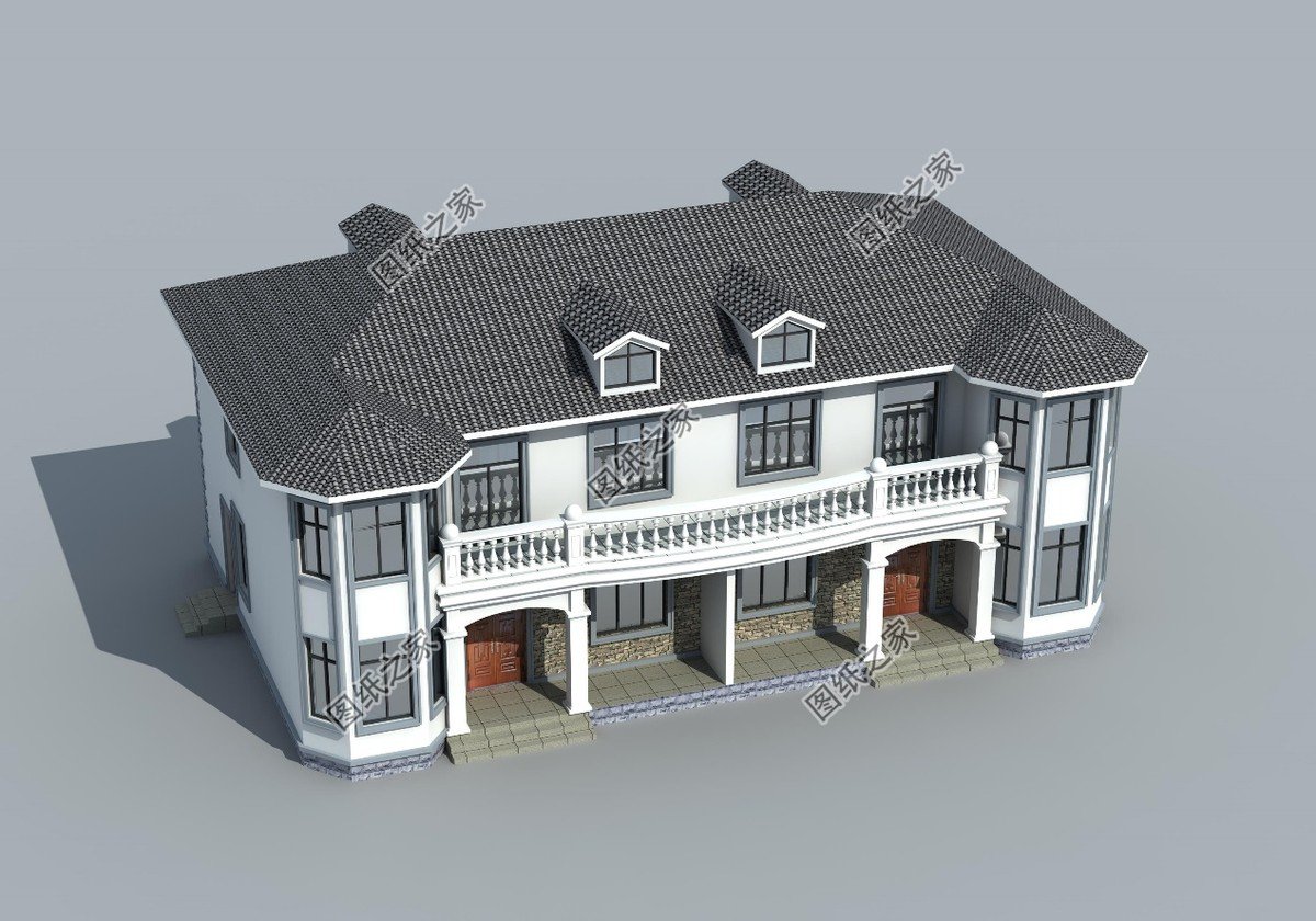 個戶110平米左右的雙拼別墅圖，你還和兄弟等什么呢？