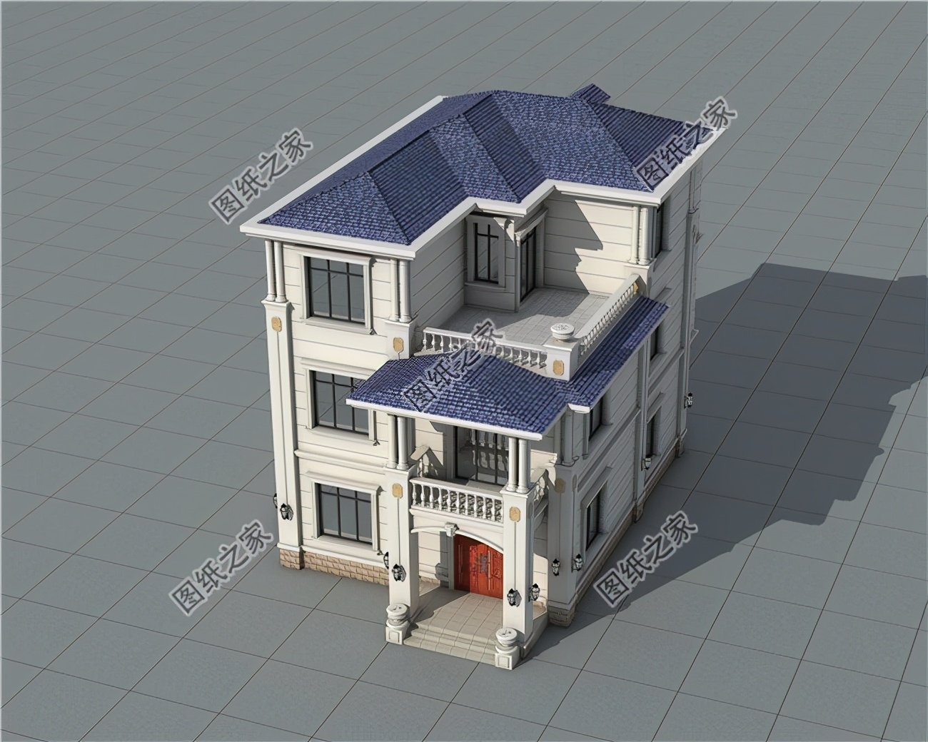 130平米以上的農(nóng)村三層別墅，你家想建幾層，這款適合嗎