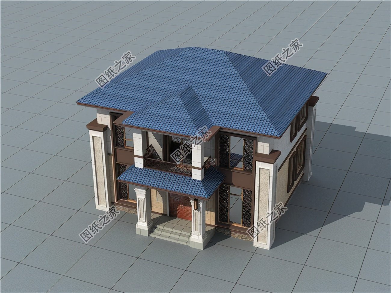 農村中式別墅設計，最適合農村建的房子，度假養老都適合