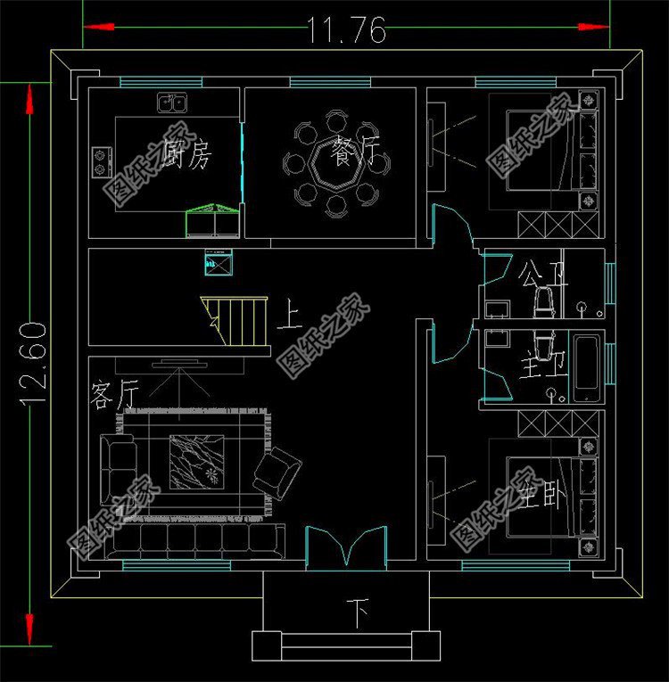 農村磚混三層自建房設計圖，適合自己的才最舒適，建好讓人百看不厭