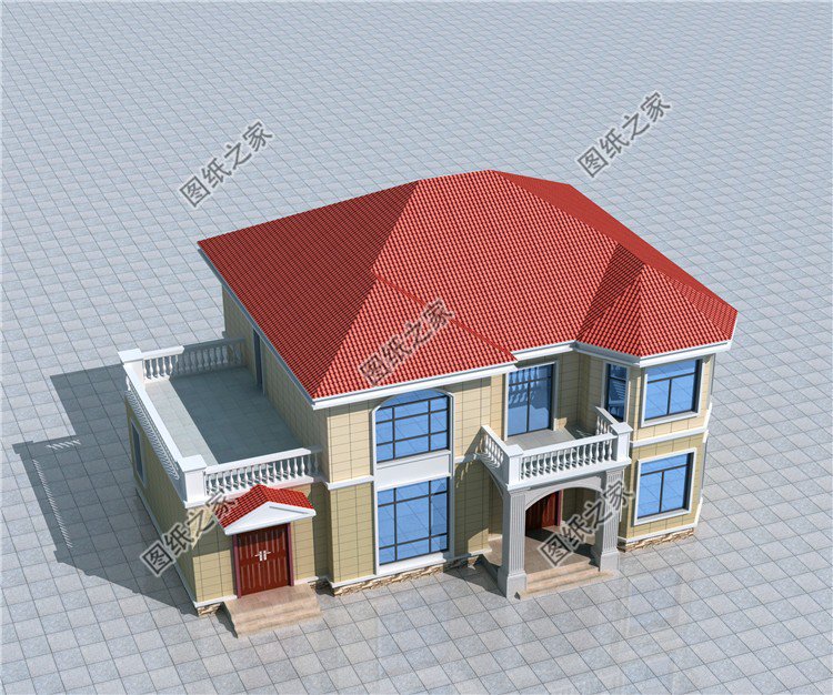 現代風二層別墅設計圖，建一棟用來結婚正合適，布局超贊