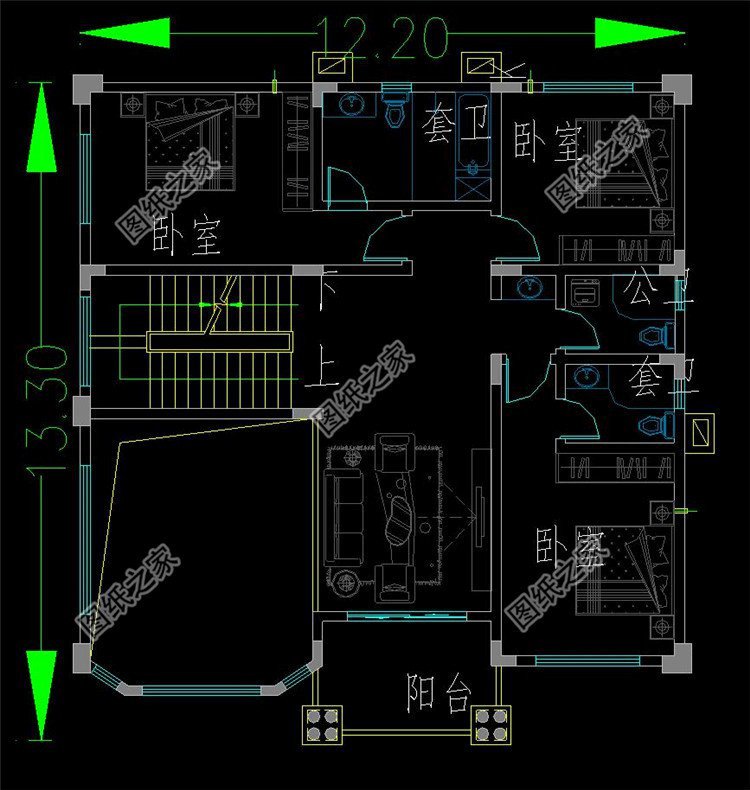 農村三層普通樓房設計圖，今年建房就選這些吧，話不多說先收藏了