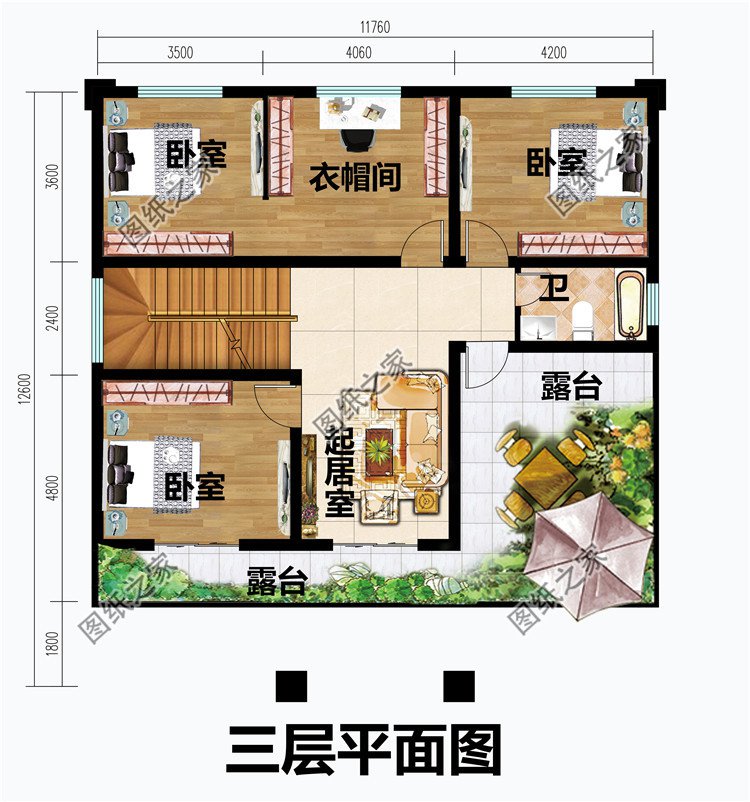 三層典雅歐式風(fēng)情別墅設(shè)計(jì)