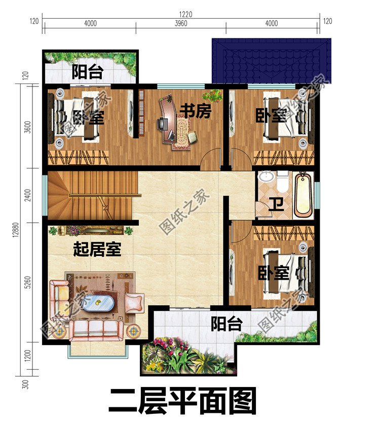 新中式三層樓房設(shè)計(jì)