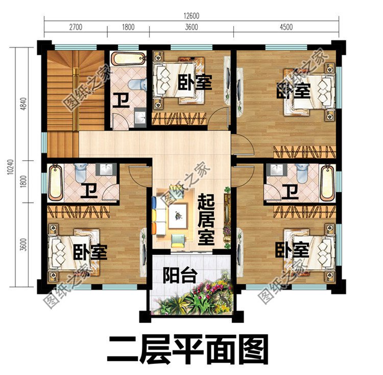 簡(jiǎn)約偏現(xiàn)代三層別墅設(shè)計(jì)圖