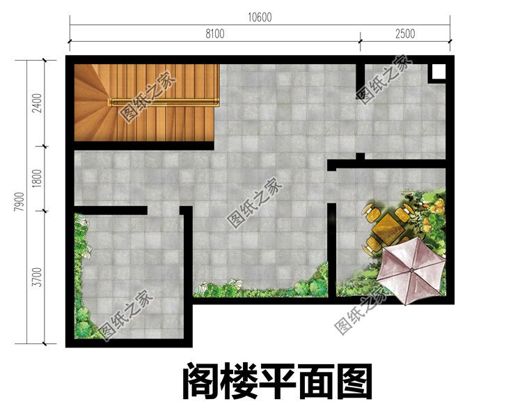 占地80平一層鄉(xiāng)村別墅設(shè)計(jì)圖