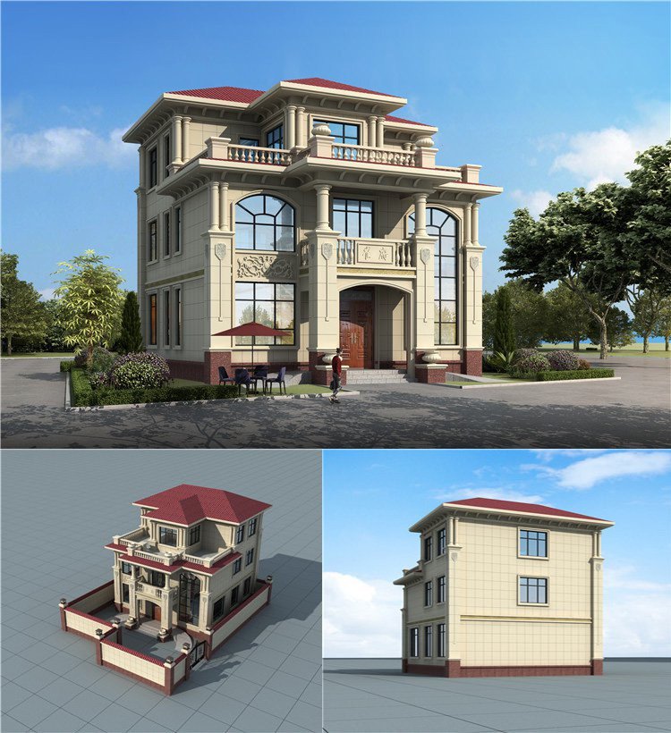 農村自建房外墻磚效果圖大全，住著舒心，能提升生活的幸福感