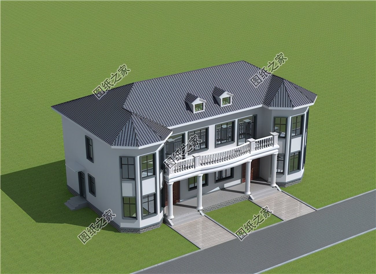 農村大開間的雙拼別墅，倆兒媳婦都無話可說