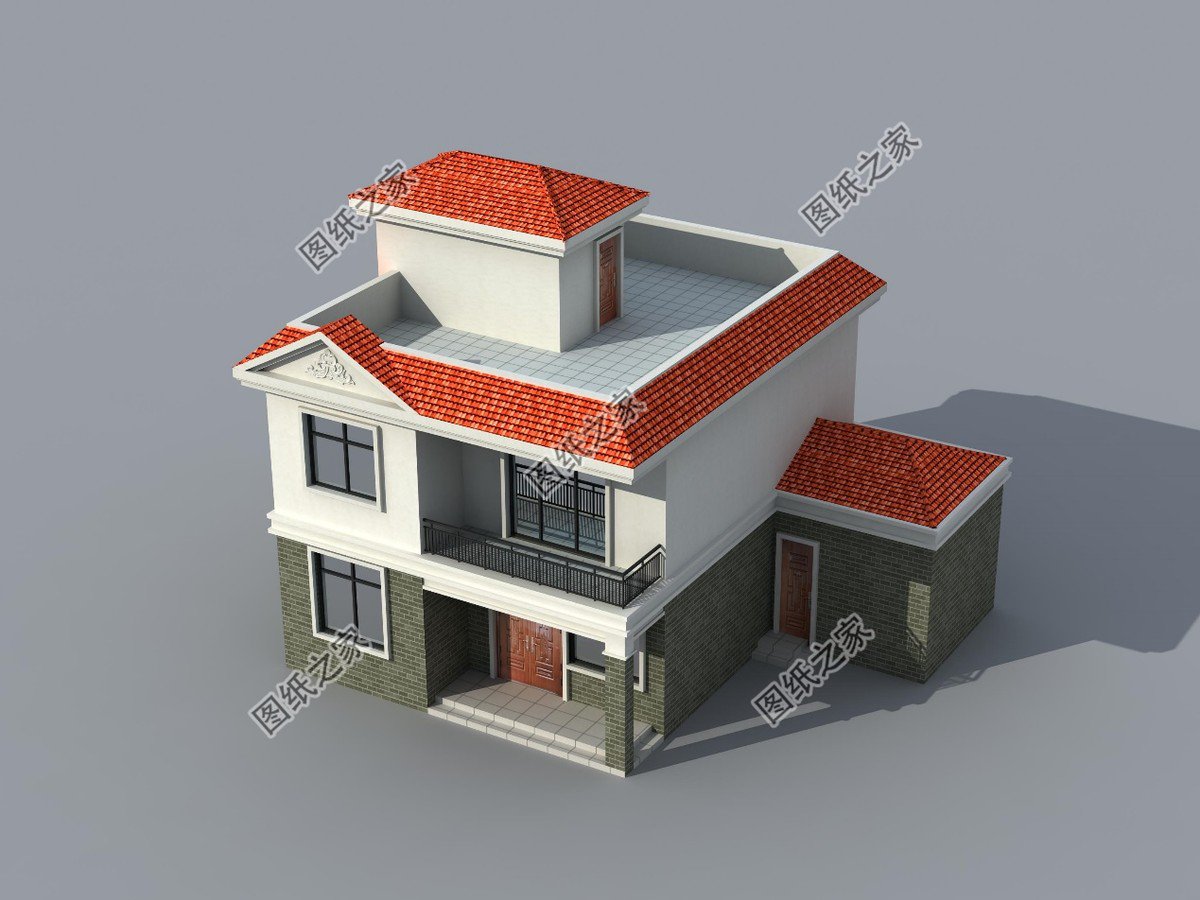 95平米左右的二層別墅，小面積也能建好房