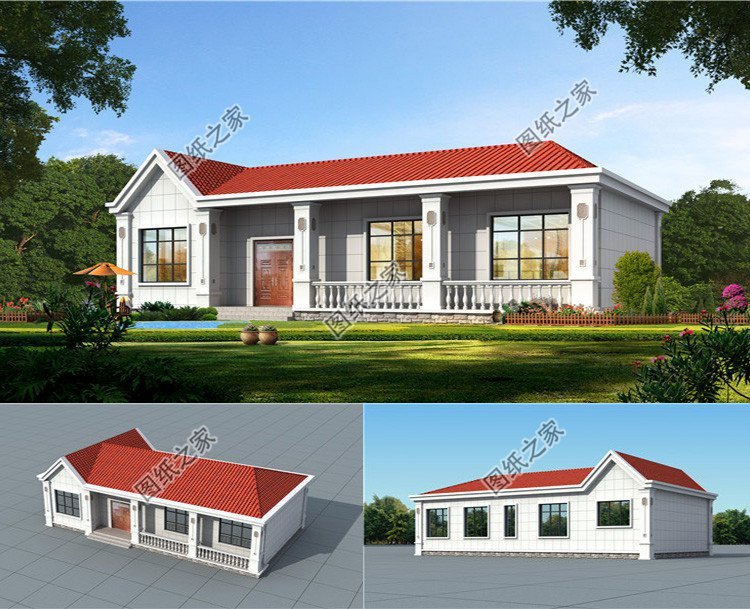 帶兩衛(wèi)的一層自建房，從城里回鄉(xiāng)蓋養(yǎng)老房？收藏它就夠了