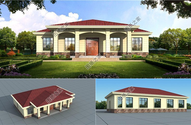 帶兩衛(wèi)的一層自建房，從城里回鄉(xiāng)蓋養(yǎng)老房？收藏它就夠了