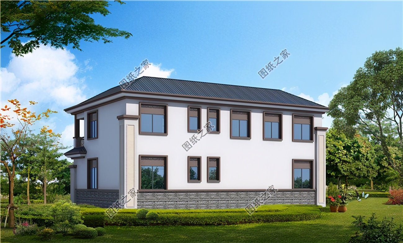 帶詳細(xì)圖紙的農(nóng)村別墅，想建房的趕緊來看看