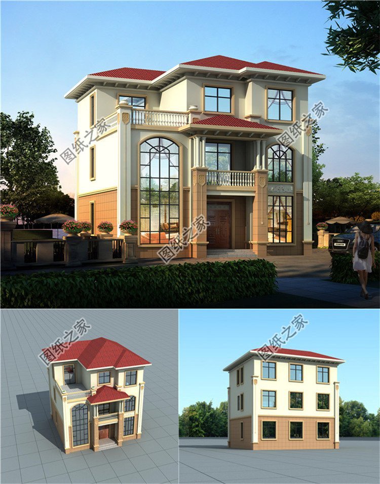 五款三層別墅設計，看完讓人眼前一亮