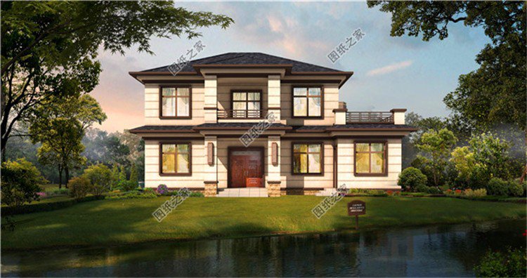 農村二層自建房設計平面圖，占地適中，年輕人就是要建這樣的房子