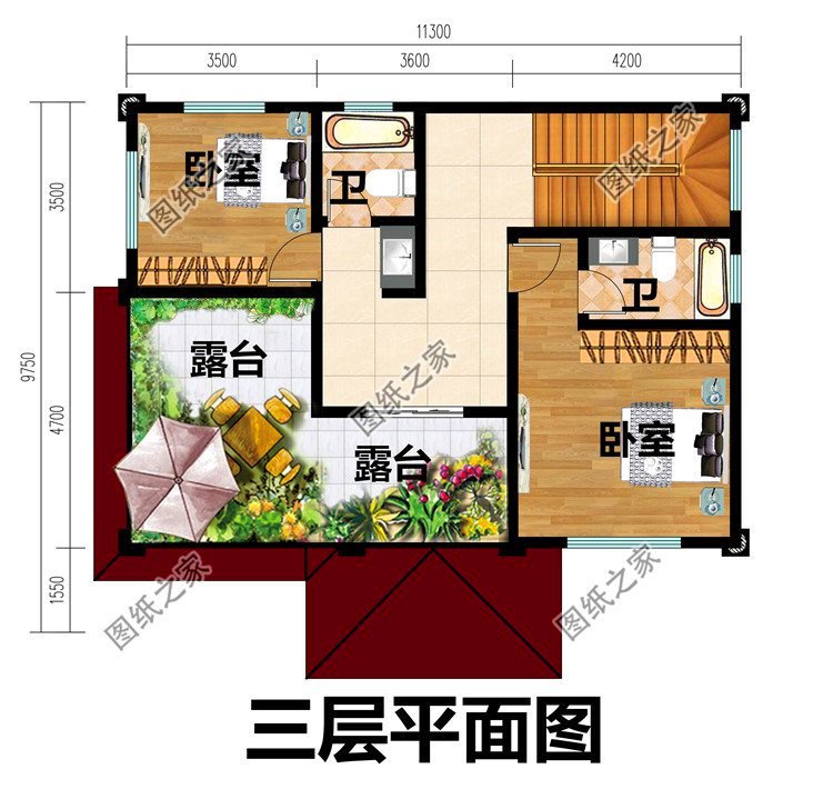 主體20萬(wàn)的自建房設(shè)計(jì)圖，戶型美觀造價(jià)低，簡(jiǎn)直為農(nóng)村朋友量身定做