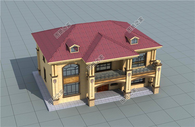 農(nóng)村二層簡(jiǎn)單別墅圖片，趁著別人還沒建趕緊收了給自家安排上