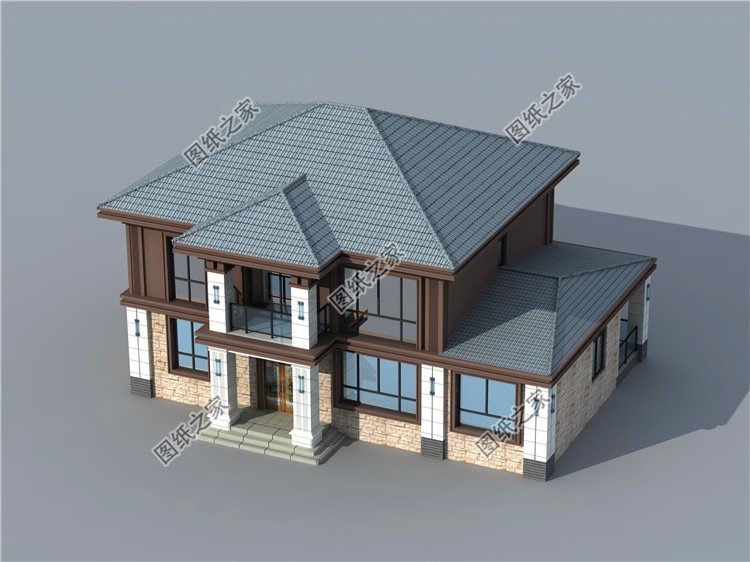 農(nóng)村二層簡(jiǎn)單別墅圖片，趁著別人還沒建趕緊收了給自家安排上