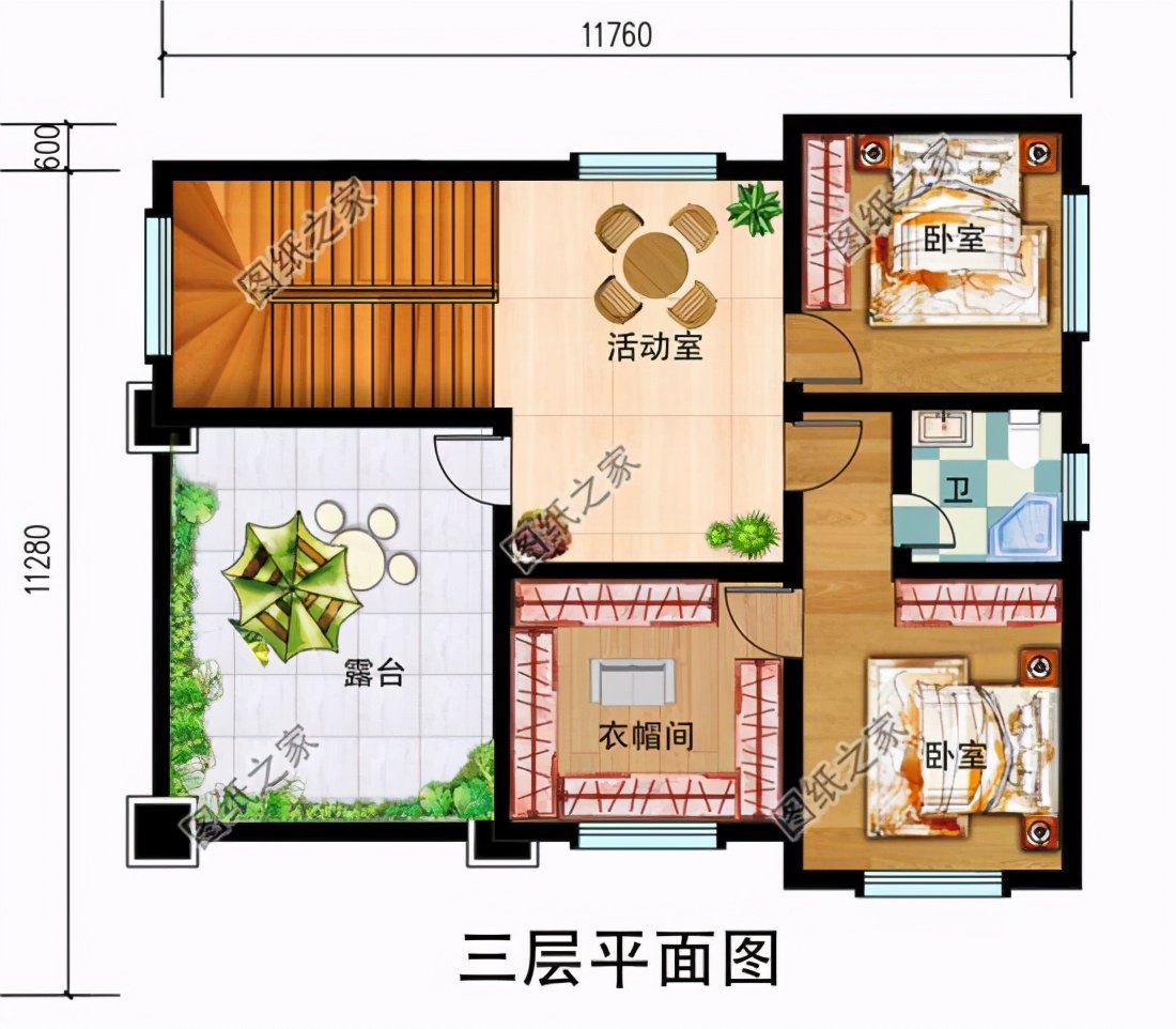 占地110平米房子設計圖，回村建房的好選擇，錯過可有的后悔了