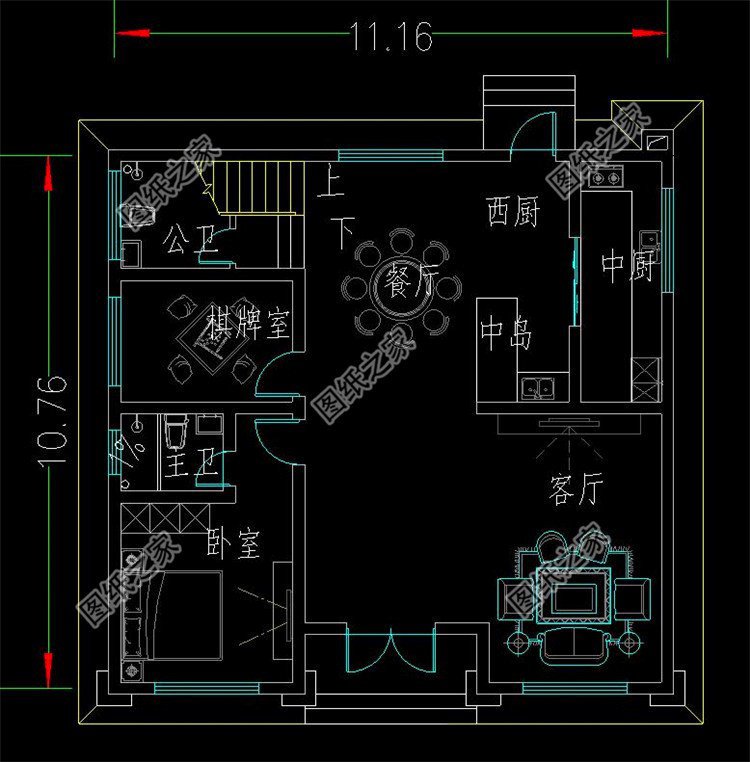 3套經濟實用型農村別墅自建房設計圖，戶型經典，好看又大氣