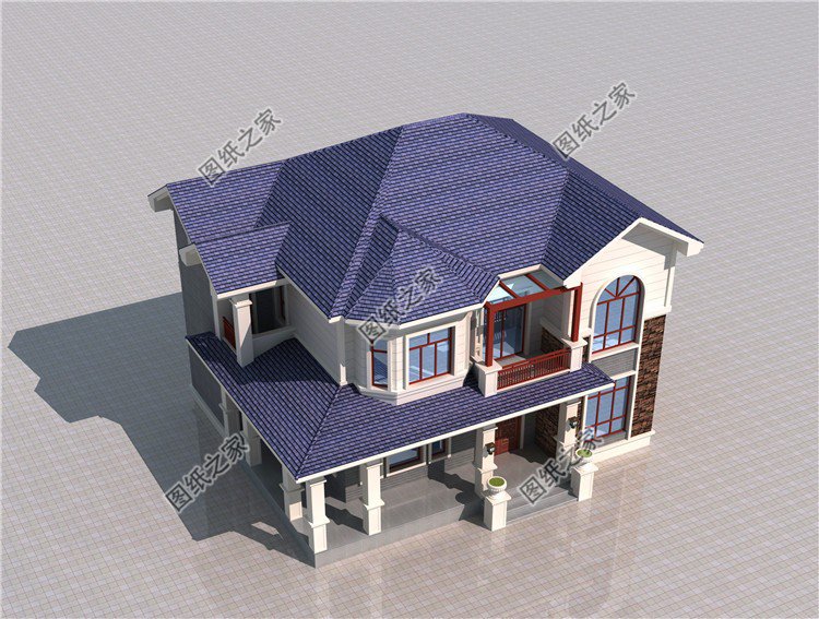 好看又簡單的二層樓房設計圖，風格款式不同，收藏好建房