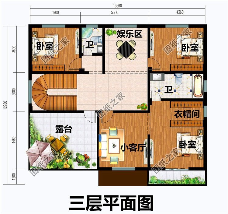 最新農村三層別墅圖，這才是農村好戶型，看完收藏別錯過