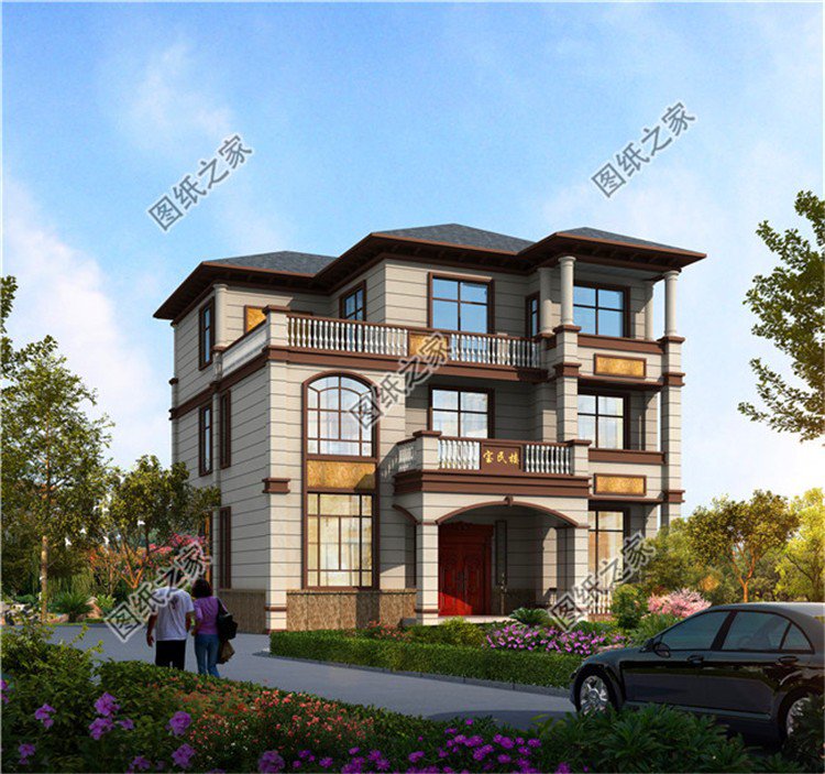 鄉村三層別墅設計效果圖，這三款在農村簡直太受歡迎，收藏了