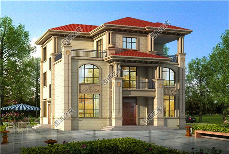 鄉村三層別墅設計效果圖，這三款在農村簡直太受歡迎，收藏了