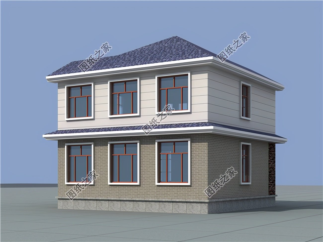 窄到9米的自建房設計，一個小二層夠全家人住