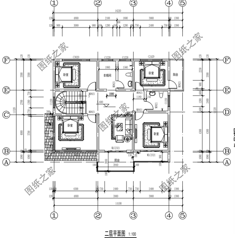 最新農村住房設計圖，戶型不錯，收了圖紙趕快回老家建去吧