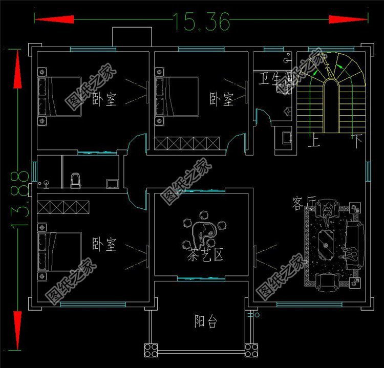 面寬16米進(jìn)深14米的農(nóng)村三層自建房，趕緊把你老家的房子拆了吧
