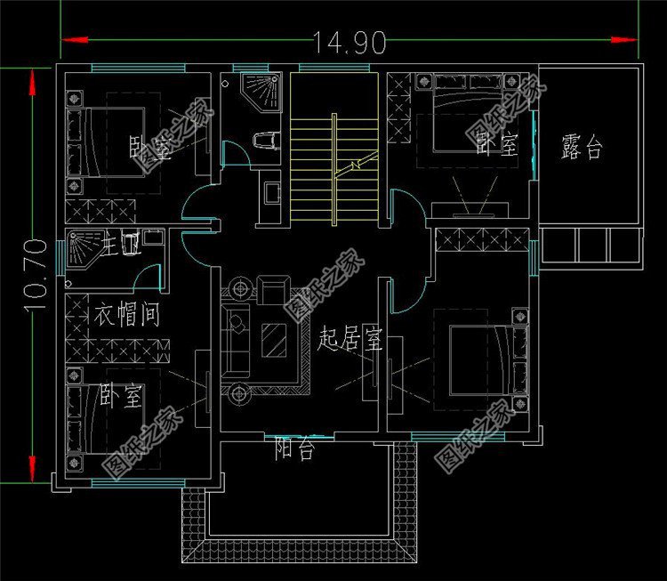 農(nóng)村普通三層樓房設(shè)計圖，全村最美，一家三代住著幸福又團圓