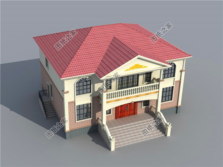 一般農村二層房效果圖，建出來美過效果圖，裝修溫馨時尚顯大氣