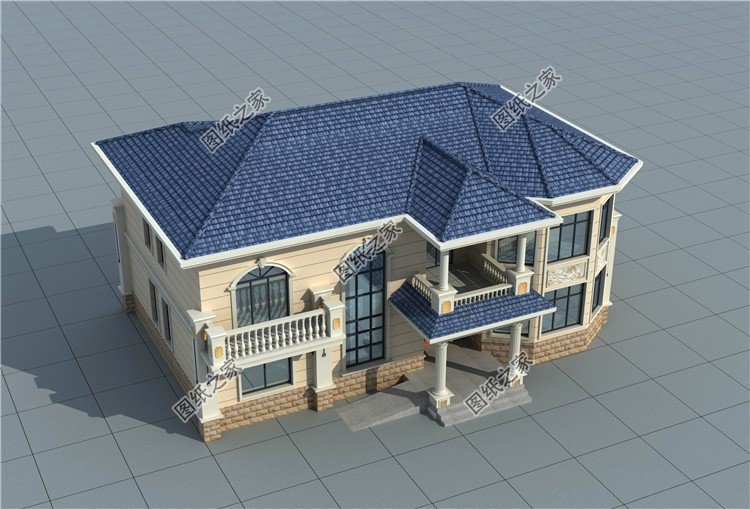 一般農村二層房效果圖，建出來美過效果圖，裝修溫馨時尚顯大氣