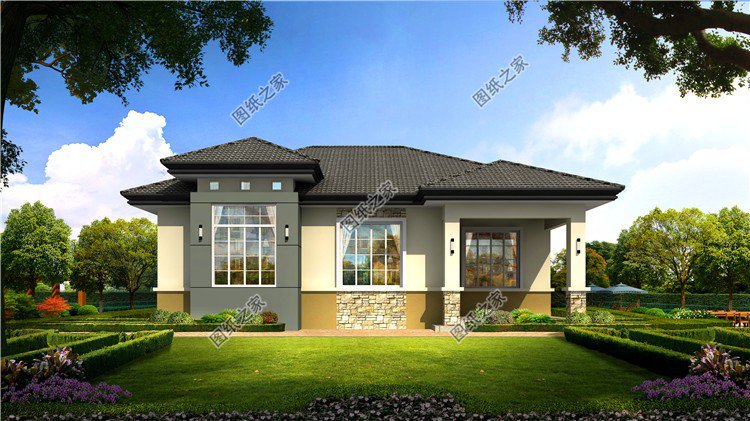 農村一層自建房效果圖大全，老家建一棟可真是太實用了，盡享浪漫田園生活