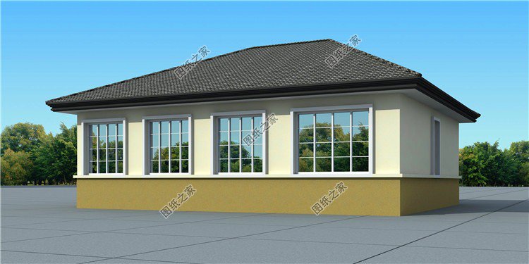 農村一層自建房效果圖大全，老家建一棟可真是太實用了，盡享浪漫田園生活