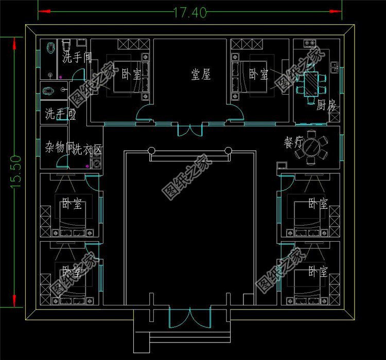 簡約一層平房自建房設計圖，這幾套戶型實實在在，選一套喜歡的建沒壓力
