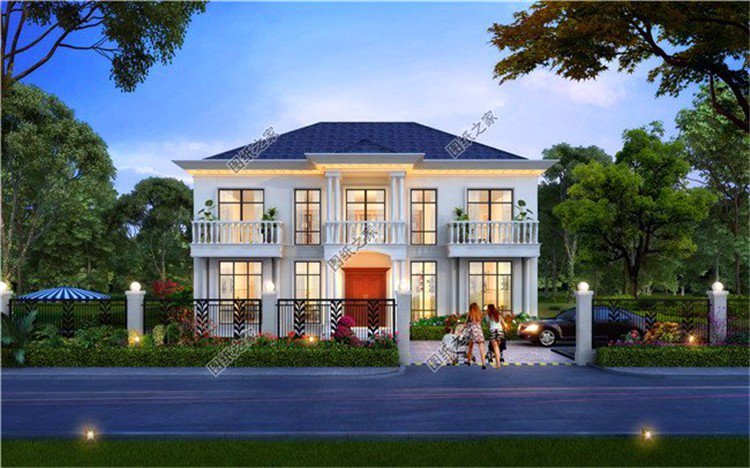 農村建二層樓別墅圖片，布局大氣經得起推敲，光看著就是一種享受