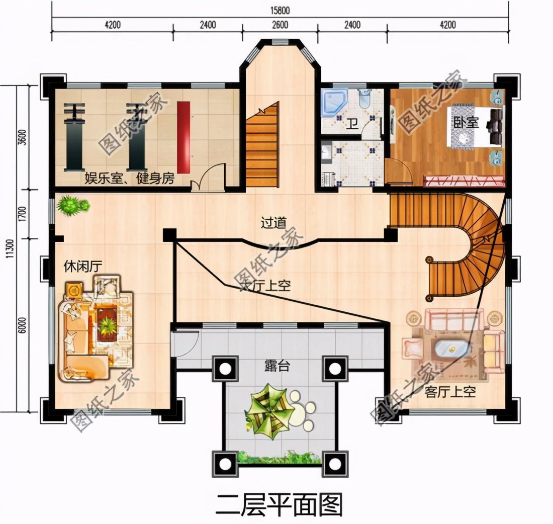 布局實用造價經濟的農村新式小別墅設計圖，絕對是值得建的好房子